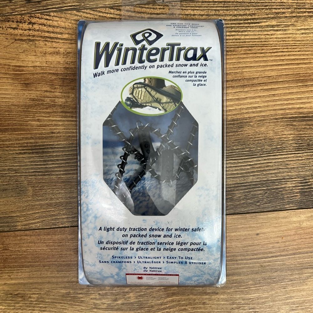 Wintertrax by Yaktrax‎ spikeless ultralight unisex winter activities